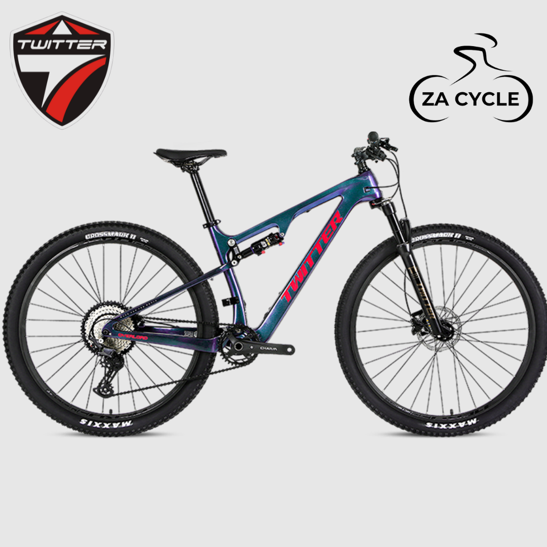 Twitter Overlord Carbon Fiber Full-suspension Mountain Bike