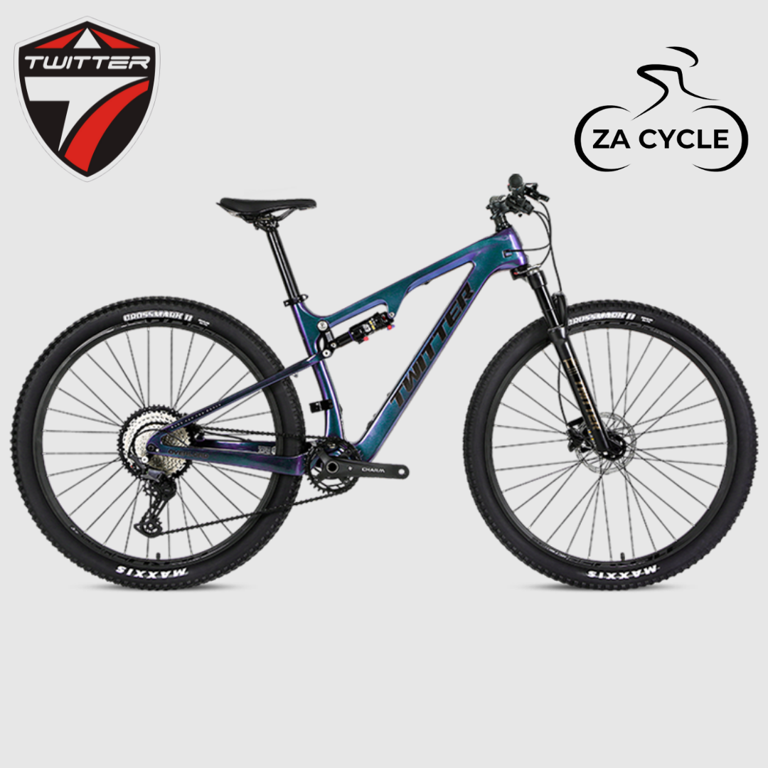 Twitter Overlord Carbon Fiber Full-suspension Mountain Bike