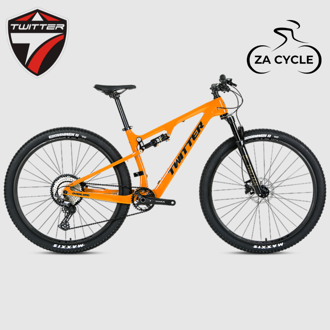Twitter Overlord Carbon Fiber Full-suspension Mountain Bike