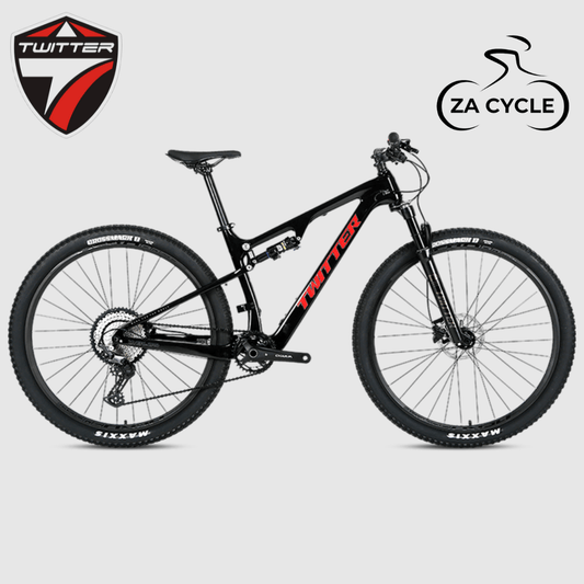 Twitter Overlord Carbon Fiber Full - suspension Mountain Bike - ZACycle (PTY) LTD