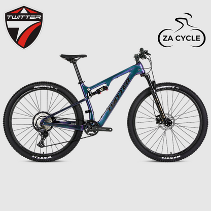 Twitter Overlord Carbon Fiber Full-suspension Mountain Bike