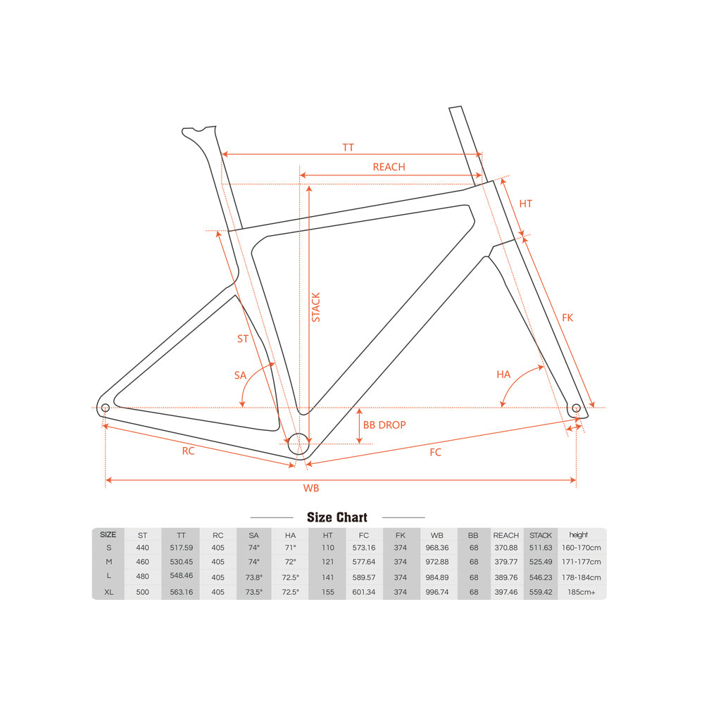 OG-EVKIN LOONG UCI Road Frameset