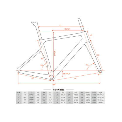 OG-EVKIN LOONG UCI Road Frameset